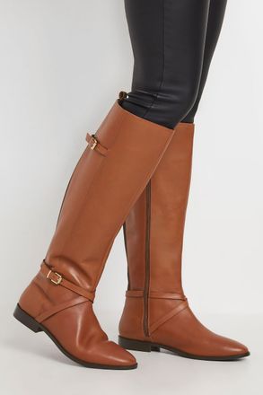 Long Tall Sally Leather Riding Boots