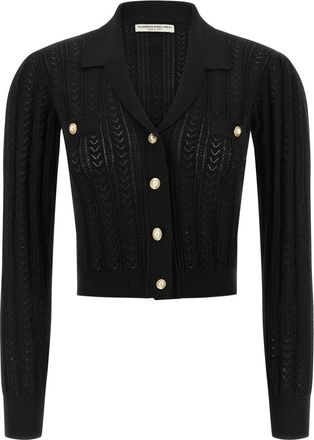 Alessandra Rich Black Knit cardigan