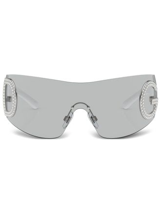 Dolce & Gabbana Eyewear Re-Edition shield-frame sunglasses - Grigio