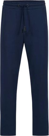 Iceberg Straight Leg Scuba Fleece Broek - Heren - Sweatpants - Blauw - M - Katoen - Broeken