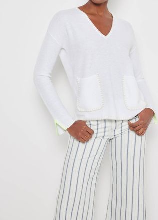Lisa Todd Beach Lover Sweater In White