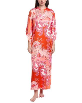 Natori Flourish Printed Satin Night Gown