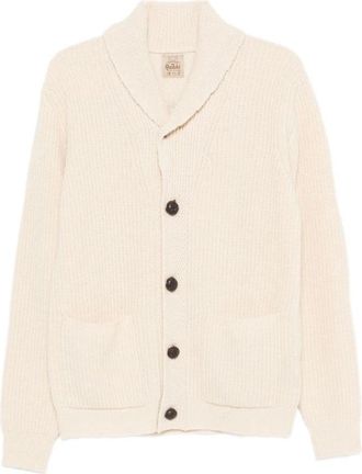 Rakk&igrave; Renegade Cardigan met Knopen - Heren - Vesten - Beige - L - Truien & Vesten