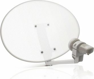 Metronic Antena Sat&eacute;lite El&iacute;ptica De Acero Perforado