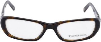 Tiffany & Co. Rectangle Full Rim Eyeglasses - Brown