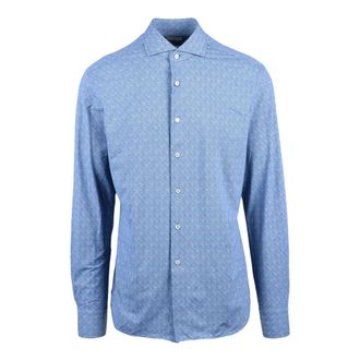 Xacus Stretch Shirt - Heren - Casual Overhemden - Blauw - XL - Overhemden
