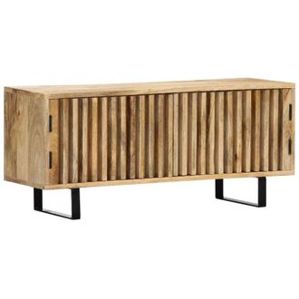 vidaXL Vidaxl - Mueble Para Tv Madera Maciza De Mango 90x30x40 Cm
