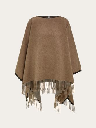 Ferragamo Women Cashmere cape Brown