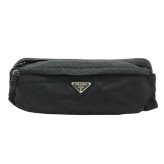 Prada Pre-owned Belt Bags, female, Black, Size: ONE SIZE Pre-owned Vintage Belt Bag
