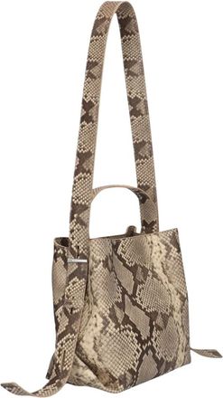 Hvisk Molly Scaly Structure - Dames - Schoudertassen - Beige - ONE Size - Polyester - Tassen