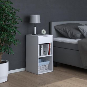 Vicco Mesa De Noche Dany, Blanco, 35 X 65 Cm