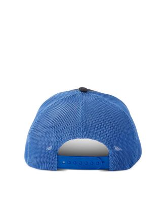 Burberry Mens Horseferry Logo Baseball Cap Blue Accessories > Beanies & Hats