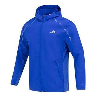 adidas Marathon Warm-Up Running Jacket Blue IB8266