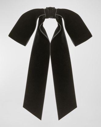 Jennifer Behr Adley Velvet Bow Barrette