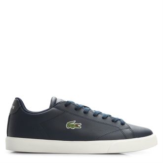 Lacoste Mens Lerond Set Trainers in Navy-White Leather - Size UK 10