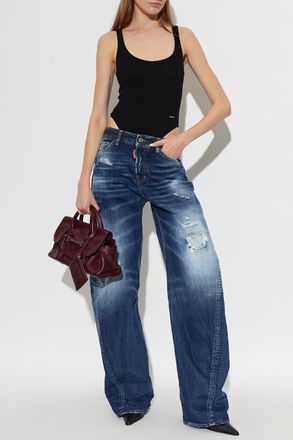 Dsquared2 Loose Twst Jeans, Womens, Navy Blue