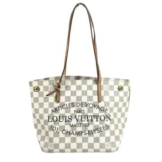 Louis Vuitton Pre-owned Tote Bags, female, White, Size: ONE SIZE Pre-owned Damier Azur Tote Bag
