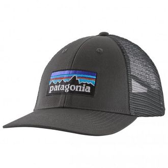 Patagonia P-6 Logo Lopro Trucker Hat Cap - Unisex | grau