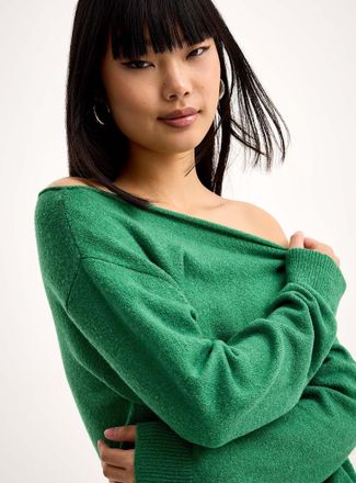 Twik Womens Ultra-soft boat-collar sweater