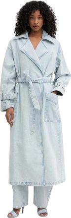 Gestuz GZparwana Denim jas - Dames - Jas met riem - Blauw - M - Denim - Jassen