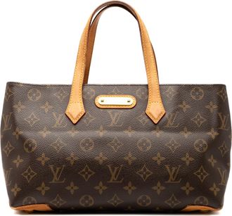 Louis Vuitton Pre-owned Womens Monogram Wilshire Pm - Brown Textile - One Size