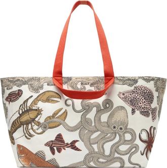 Inou&iuml; Editions Cabas Poseidon - Dames - Shoppers - Veelkleurig - ONE Size - Katoen - Tassen