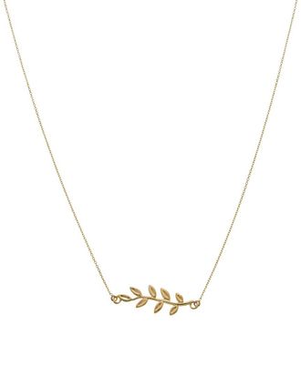 Italian Gold, Inc 10K Olive Leaf Necklace