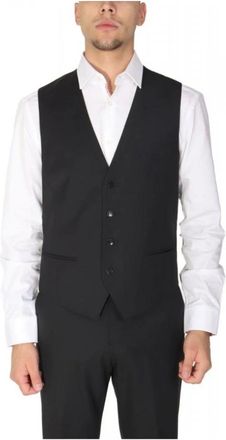 HUGO BOSS Hombre, Trajes, Negro, Talla: L