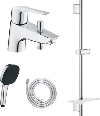 GROHE Pack Grifer&iacute;a Mec&aacute;nica Grohe Quickfix Start + Teleducha Vitalio Comfort 110 + Barra Quickfix Vitalio Smartactive + Flexible