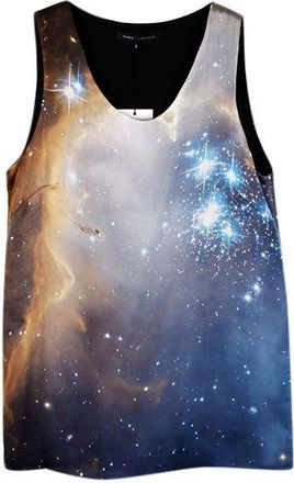 Christopher Kane Galaxy Print Vest Size XS