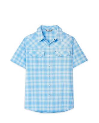 Stio | Mens Eddy Coast Shirt Short Sleeve, Size Extra Extra Extra Large in Cloudless Plaid