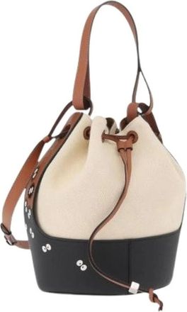 Loewe Bolso de hombro de lona Pre-owned - Pre-owned - Mujer - Multicolor - ONE SIZE