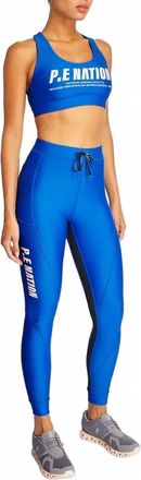 P.E Nation Womens Formation Legging In Electric Blue
