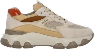Hogan Su&egrave;de Leren Sneakers - Dames - Sneakers - Veelkleurig - 37 1/2 EU - Su&egrave;de - Schoenen
