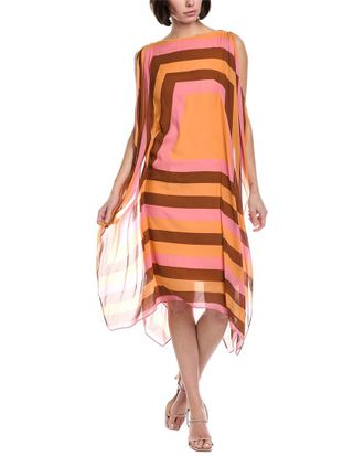 Akris Silk Midi Dress