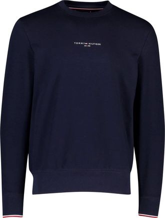 Tommy Hilfiger Hoodies & sweatvesten, Heren, Blauw, XL, Katoen, Sweatshirts