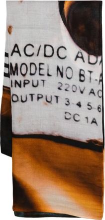 Talking Walls Sciarpa con stampa - Toni neutri