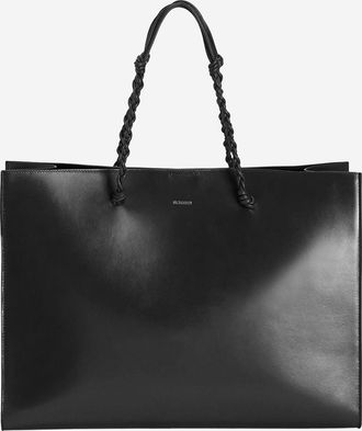 Jil Sander Leder-Einkaufstasche