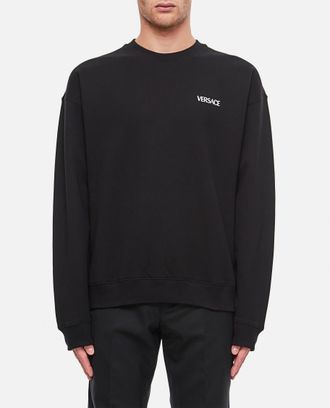 Versace Black Crewneck Sweatshirt