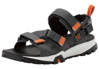 Timberland Sandale TIMBERLAND GARRISON TRAIL BACKSTRAP SANDAL, Herren, Gr. 40, grau (md grau webbing), Textil, Schuhe Sandale, mit Klettverschluss