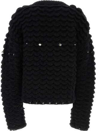 Namacheko Mens Sweater Black Wool Alpaca Acrylic