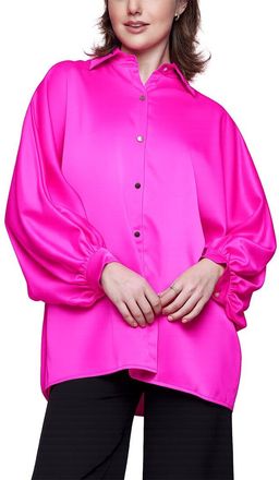 Why Dress Satin Button Up