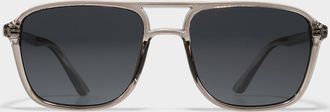 Le 31 Trace translucent aviator sunglasses