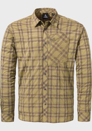 Sch&ouml;ffel Outdoorhemd SCH&Ouml;FFEL Hiking Shirt Style Dynkur MNS, Herren, Gr. 46, Normalgr&ouml;ssen, gr&uuml;n (4605, gr&uuml;n), Oberstoff: 100% Polyester Oberstoff: 81% Polyest