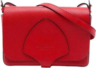 Burberry Pre-owned Hampshire Cross Body Bag - Dames - Vintage Schoudertas - Rood - ONE Size - Leer - Vintage