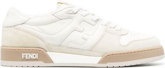 Fendi Match Suede And Leather Sneakers Shoes