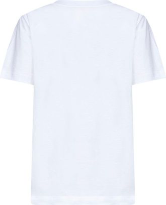 Marni Womens White Cotton Logo T-Shirt T-Shirts & Jerseys