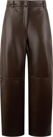 Max Mara Broeken - Dames - Wijde Broeken - Bruin - M - Broeken