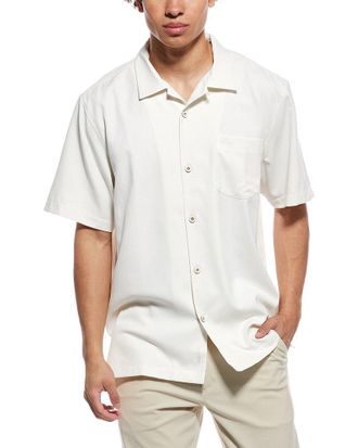 Tommy Bahama Coastal Breeze Check Silk-Blend Shirt