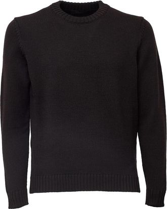 Zanone Giro Crewneck Sweater - Heren - Ronde hals truien - Bruin - XL - Wol - Truien & Vesten